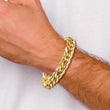 14K Polished Hollow Fancy Link Bracelet