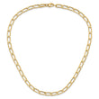 14K Polished Hollow Fancy Link Necklace