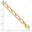 14K Polished Hollow Fancy Link Bracelet