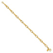 14K Polished Fancy Link Bracelet
