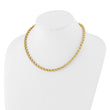 14K Diamond-cut Fancy Link Necklace