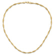 14K Polished Twisted Stretch Necklace