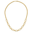 14K Polished Fancy Link Necklace