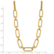 14K Polished Fancy Link Necklace