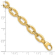 14K Polished Fancy Link Bracelet