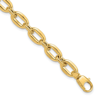 14K Polished Fancy Link Bracelet