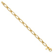 14K Polished Fancy Link Bracelet