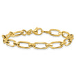 14K Polished Fancy Link Bracelet