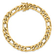 14K Polished Figaro Link Men's Bracelet