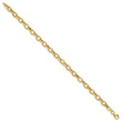 14K Polished and Textured Fancy Link Bracelet