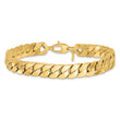 14K Polished Fancy Curb Bracelet