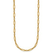 14K Polished Fancy Link Necklace