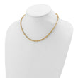 14K Polished Fancy Link Necklace