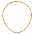 14K Polished Fancy Link Necklace