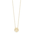 14K Polished Tree of Life Necklace