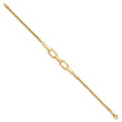 14K Polished Fancy Link Bracelet