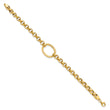 14K Polished Oval Fancy Link Bracelet