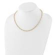 14K Polished Fancy Link Necklace