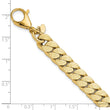14K Polished Textured Reversible Men's Bracelet