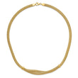14K Polished and Textured Fancy Necklace