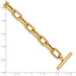 14K Polished Fancy Toggle Link Bracelet