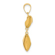 14K Polished Fancy Dangle Pendant