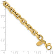 14K Polished Fancy Link Bracelet