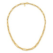 14K Polished Fancy Link Necklace