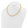 14K Mesh Twist Stretch Necklace