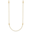 14k Polished D/C 18in Necklace