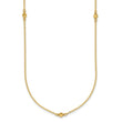 14k Polished D/C 22in Necklace