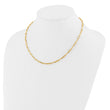 14K Polished Fancy Twisted Link Necklace