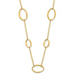 14k Polished Oval Link 20in Necklace