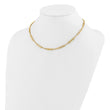 14K Polished Fancy Link Necklace