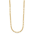 14K Polished Fancy Link Necklace