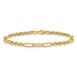14K Polished Fancy Link Bracelet