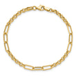 14K Polished Fancy Link Bracelet