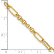 14K Polished Fancy Link Bracelet