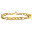 14K Polished Fancy Oval Link Bracelet