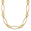 14K Polished Fancy Link 19in Necklace