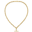 14K Polished Dangle Bar Necklace