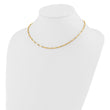14K Polished Fancy Link Necklace