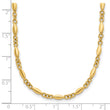 14K Polished Fancy Link Necklace