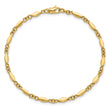 14K Polished Fancy Link Bracelet