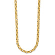 14K Polished Fancy Link Necklace