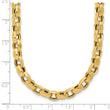 14K Polished Fancy Link Necklace
