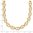14K Polished Fancy Link Necklace