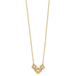 14k Polished FWC Pearl Flower 16in With 2 Inch Extention. Necklace - Birthstone Company