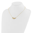 14k Polished FWC Pearl Flower 16in With 2 Inch Extention. Necklace - Birthstone Company