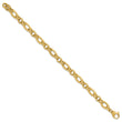 14K Polished Fancy Link Bracelet
